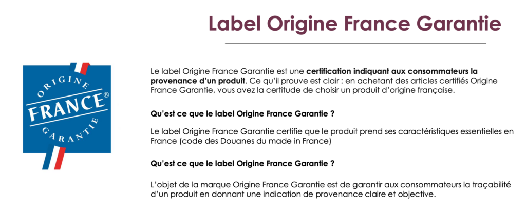 Label Origine France