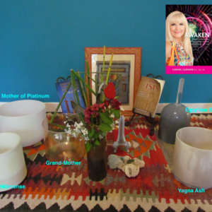 Bols Alchimiques Chantants en cristal des Activations du Coeur Intelligent Immortel